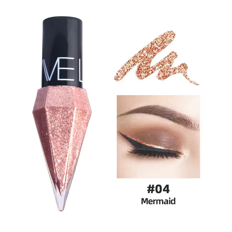 Liquid Glitter Eyeliner for Bold, Shimmering Eyes