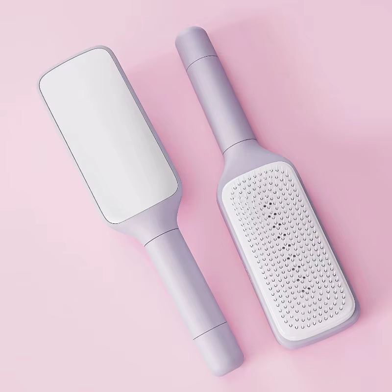 Rotatable Self Cleaning Hair Brush Massage Air Cushion Comb Magic Retractable Comb for Women Anti-Static Hair Smoothing Comb