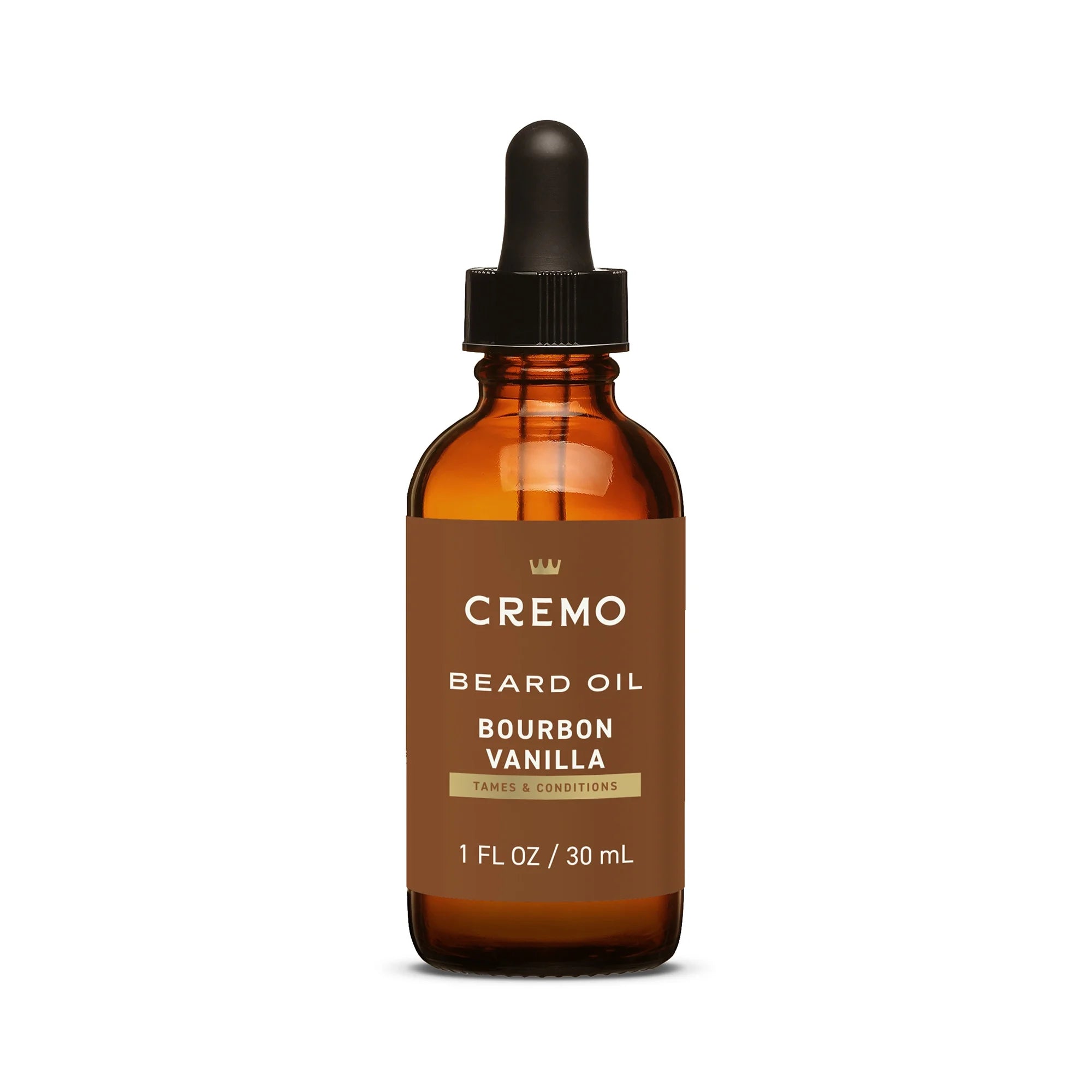Beard Oil, Bourbon Vanilla Scent, 1 Fl Oz, Moisturizes & Softens Beards